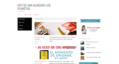Desktop Screenshot of hoysehanalineadolosplanetas.com
