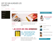 Tablet Screenshot of hoysehanalineadolosplanetas.com